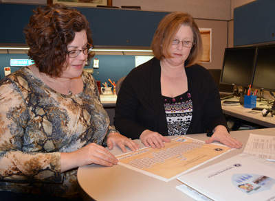 Photo of Susan Hall and Suzie Thayer.